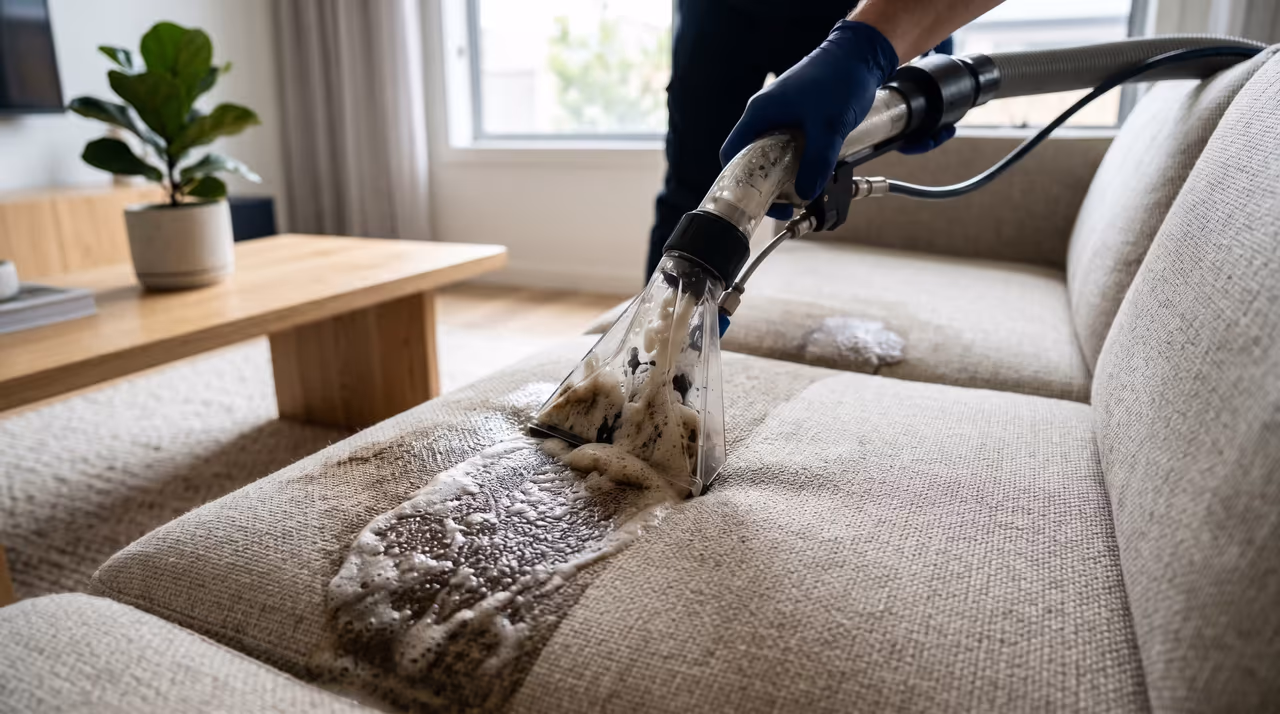 Profesionalan proces čišćenja sofa u Podbara