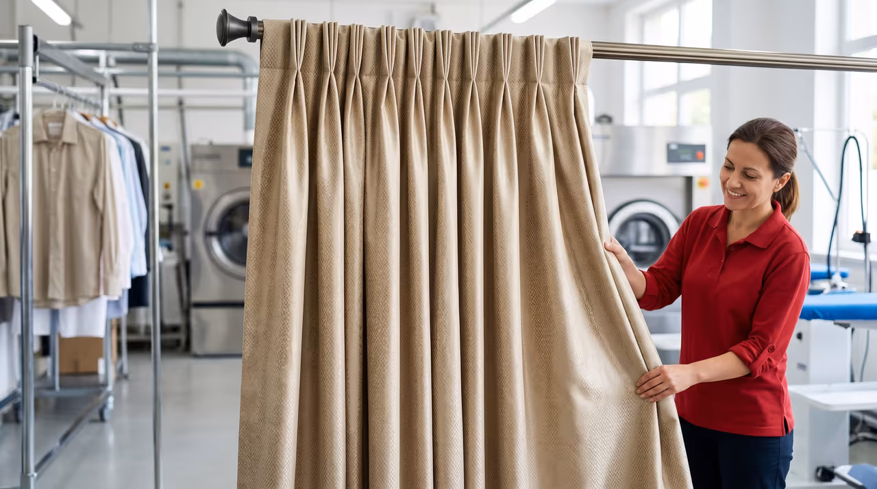 Osvežavanje boje i teksture draperije bez grubog pranja