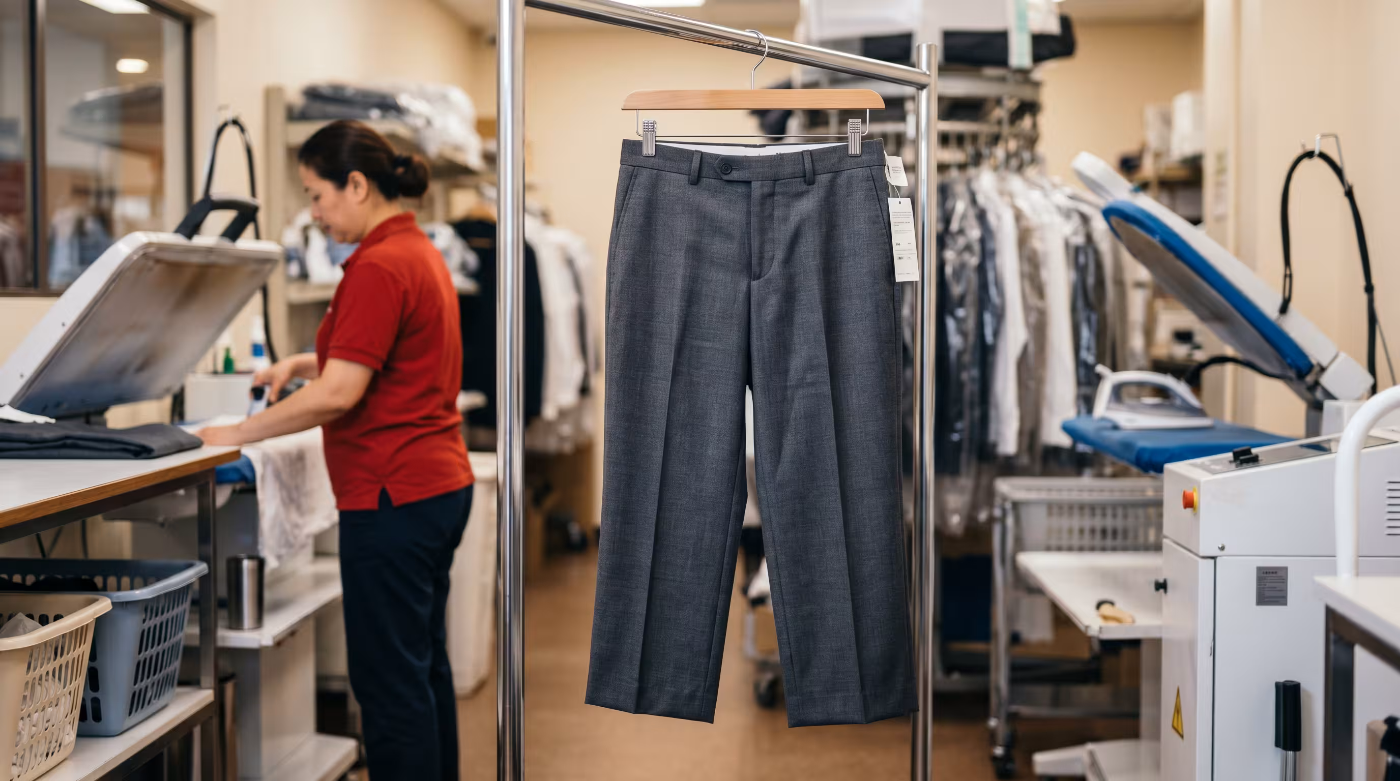 Pažljivo čišćenje i osvežavanje linije pantalona