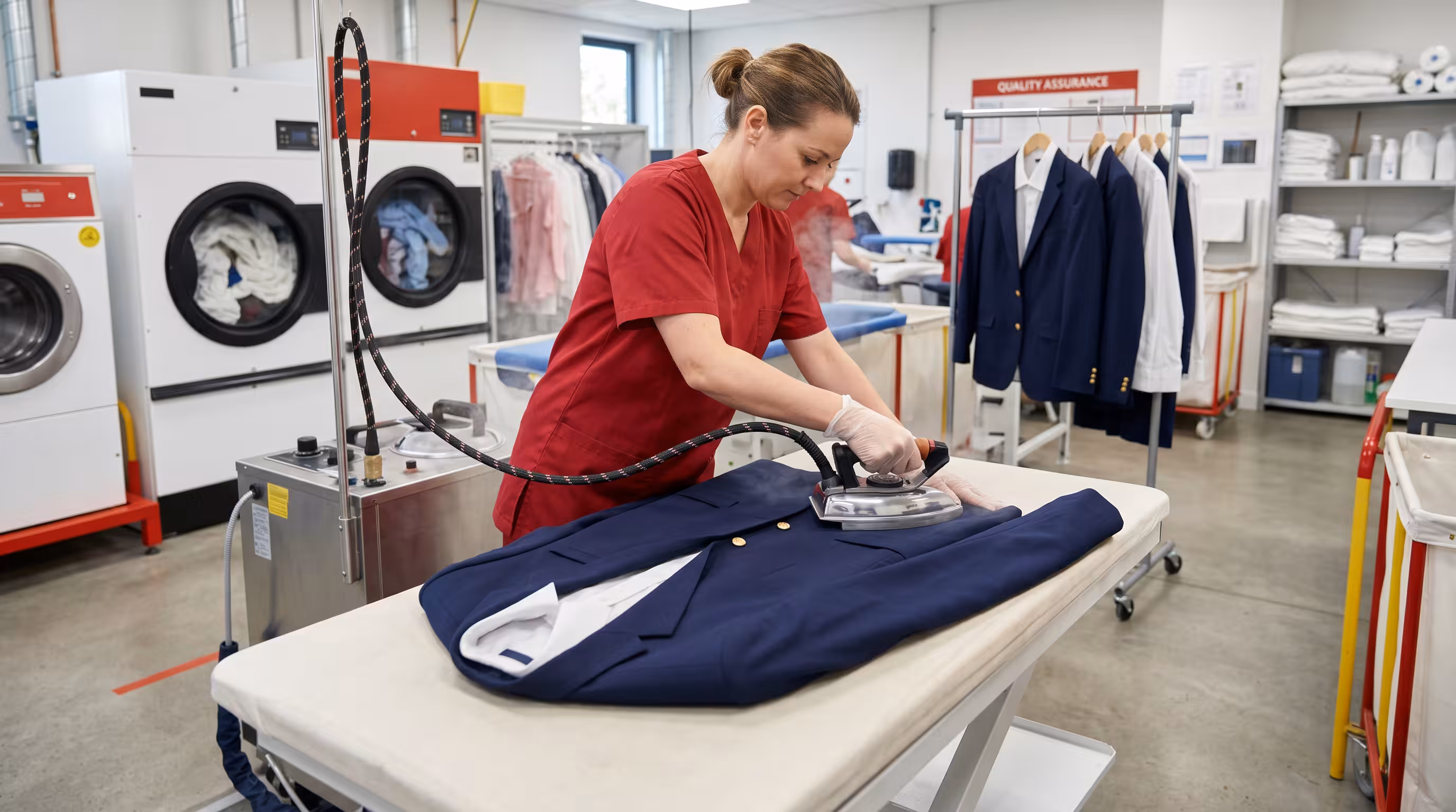 Osvežavanje boje i teksture uniforme nakon pranja