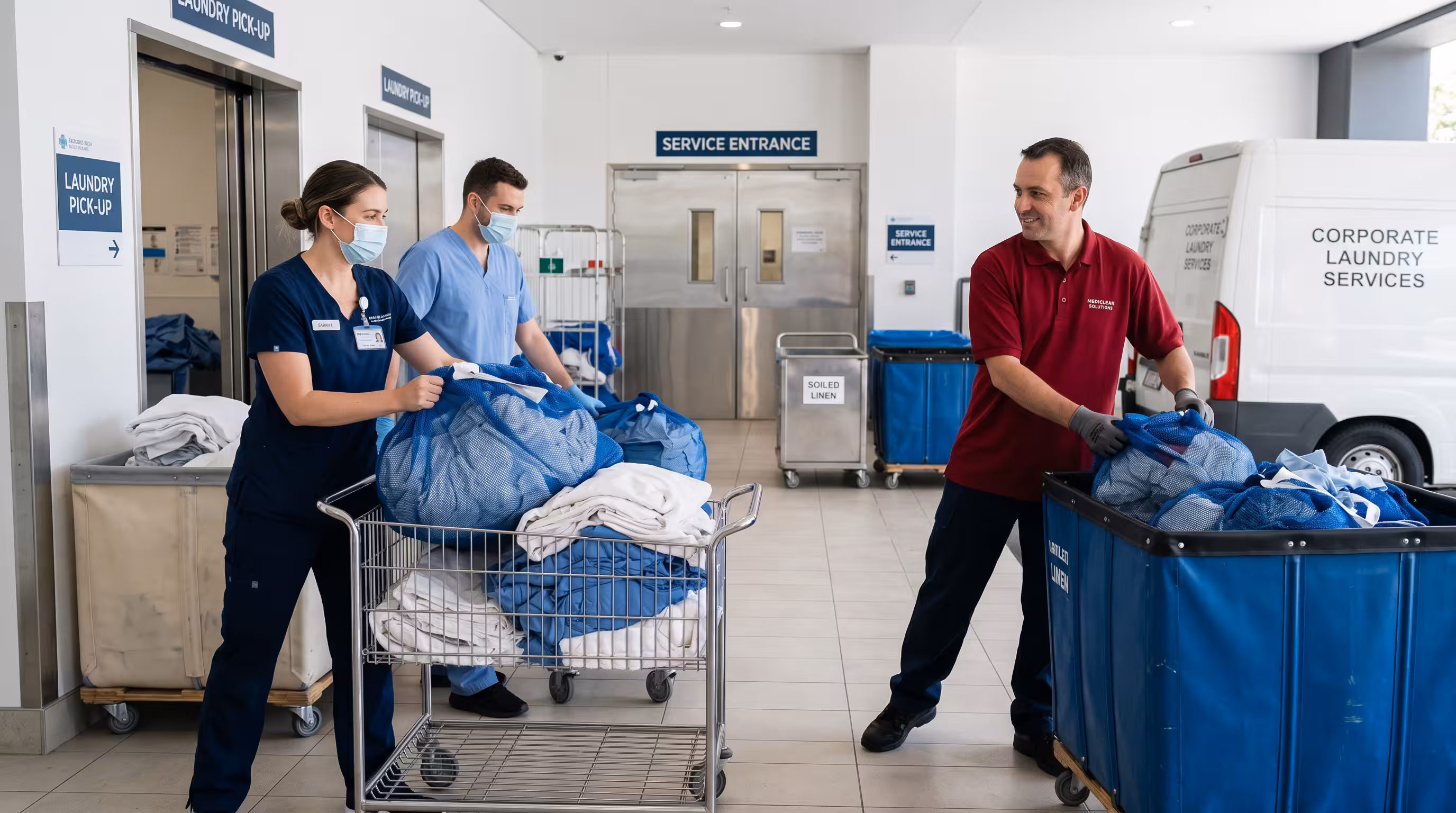 Pranje većih serija veša po vrsti materijala